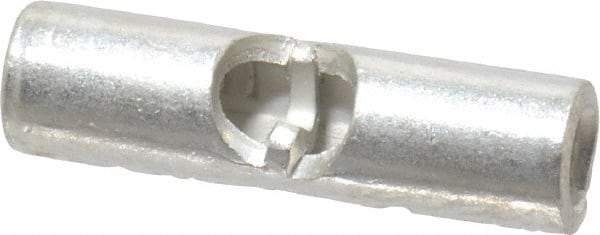 Thomas & Betts - 16 to 14 AWG Compatible, Noninsulated, Crimp-On Butt Splice Terminal - 2 Wire Entries, Copper Contacts, Tin Contact Plating, 0.62" OAL, Blue - Americas Tooling