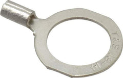 Thomas & Betts - 18-14 AWG Noninsulated Crimp Connection D Shaped Ring Terminal - 1/2" Stud, 1.06" OAL x 0.72" Wide, Tin Plated Copper Contact - Americas Tooling