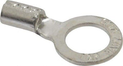 Thomas & Betts - 8 AWG Noninsulated Crimp Connection Circular Ring Terminal - 1/2" Stud, 1.49" OAL x 0.82" Wide, Tin Plated Copper Contact - Americas Tooling