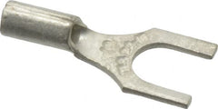 Thomas & Betts - #10 Stud, 22 to 16 AWG Compatible, Noninsulated, Crimp Connection, Standard Fork Terminal - Americas Tooling