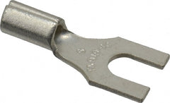 Thomas & Betts - #6 Stud, 18 to 14 AWG Compatible, Noninsulated, Crimp Connection, Standard Fork Terminal - Americas Tooling