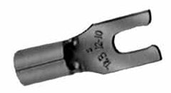 Thomas & Betts - 1/4" Stud, 12 to 10 AWG Compatible, Noninsulated, Crimp Connection, Locking Fork Terminal - Americas Tooling