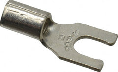 Thomas & Betts - #10 Stud, 12 to 10 AWG Compatible, Noninsulated, Crimp Connection, Locking Fork Terminal - Americas Tooling