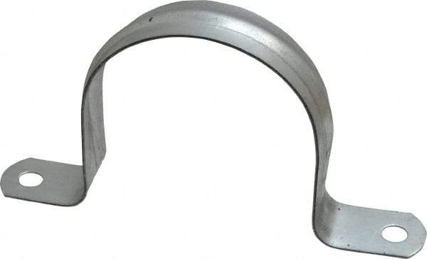 Thomas & Betts - 3 Pipe, Steel, Zinc Plated Pipe or Conduit Strap - 2 Mounting Holes - Americas Tooling