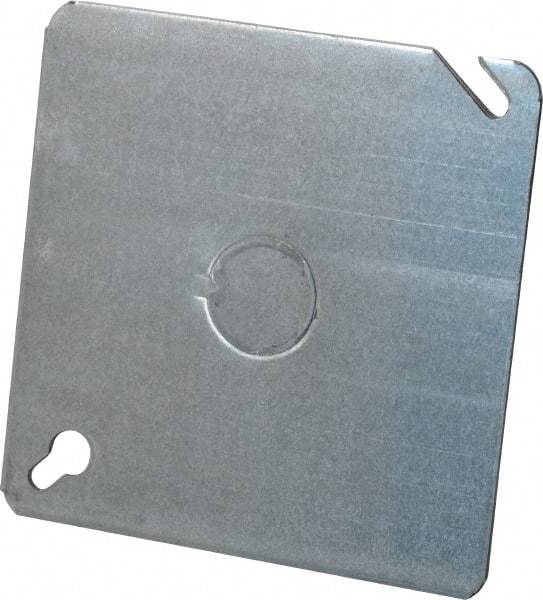 Thomas & Betts - Electrical Outlet Box Steel Face Cover - 4" Overall Width - Americas Tooling