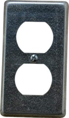 Thomas & Betts - Electrical Outlet Box Steel Device Cover - Includes Phillips Head Screw - Americas Tooling