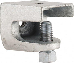 Thomas & Betts - 1" Max Flange Thickness, 1/2-13" Rod Standard Beam Clamp - 1,300 Lb Capacity, Malleable Iron - Americas Tooling