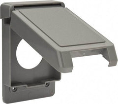 Thomas & Betts - Electrical Outlet Box Polycarbonate Single Receptacle Cover - Americas Tooling