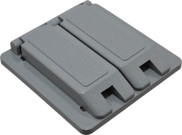 Thomas & Betts - Electrical Outlet Box Polycarbonate Duplex Receptacle Cover - Americas Tooling