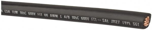 Southwire - 2 AWG, 19 Strand, Black Machine Tool Wire - PVC, Acid, Moisture and Oil Resistant, 500 Ft. Long - Americas Tooling