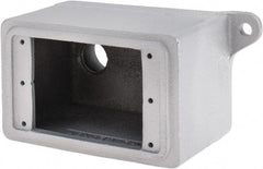 O-Z/Gedney - 1 Gang, 3/4" Knockouts, Iron Rectangle Outlet Box - Weather Resistant - Americas Tooling