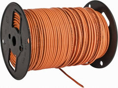 Southwire - THHN/THWN, 10 AWG, 30 Amp, 500' Long, Solid Core, 1 Strand Building Wire - Orange, Thermoplastic Insulation - Americas Tooling