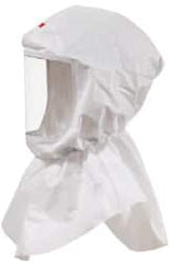 3M - Universal Size, PAPR Compatible Hood - Polypropylene, White, Compatible with S-655 Hood Assembly - Americas Tooling