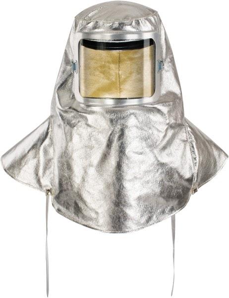 PRO-SAFE - Universal Size, Aluminized Blended Kevlar Hood - Silver - Americas Tooling