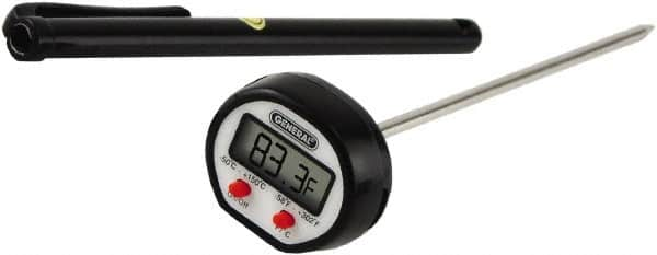 General - -40 to 302°F Digital Thermometer - Digital Display, Battery Power - Americas Tooling