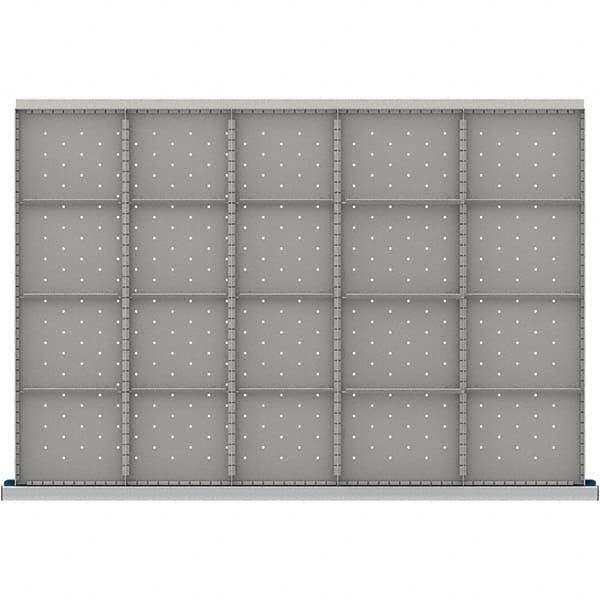 LISTA - 20-Compartment Drawer Divider Layout for 3.15" High Drawers - Americas Tooling