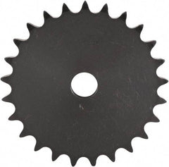 U.S. Tsubaki - 21 Teeth, 3/8" Chain Pitch, Chain Size 35, "A" Plate Roller Chain Sprocket - 1/2" Bore Diam, 2.516" Pitch Diam, 2.71" Outside Diam - Americas Tooling