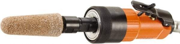 Dotco - 6mm Collet, Straight Handle, Air Straight Die Grinder - 25,000 RPM, Front Exhaust, 38 CFM, 0.9 hp, 90 psi, 6.3mm Inlet - Americas Tooling