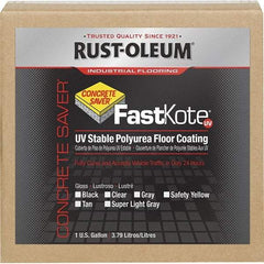 Rust-Oleum - 1 Gal Gray Gloss Finish Floor Coating - 400 Sq Ft per Gal, Interior/Exterior, <50 gL VOC Compliance - Americas Tooling