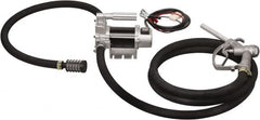 PRO-LUBE - 12 GPM, 3/4" Hose Diam, Kerosene & Diesel Pump - Aluminum Die Cast Pump, 3/4" Inlet, 3/4" Outlet, 12 VDC, 13' Hose Length, 1/4 hp - Americas Tooling