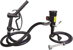 PRO-LUBE - 9.25 GPM, 3/4" Hose Diam, Pump - Stainless Steel Pump, 3/4" Inlet, 3/4" Outlet, 12 Volts, 9.84' Hose Length - Americas Tooling