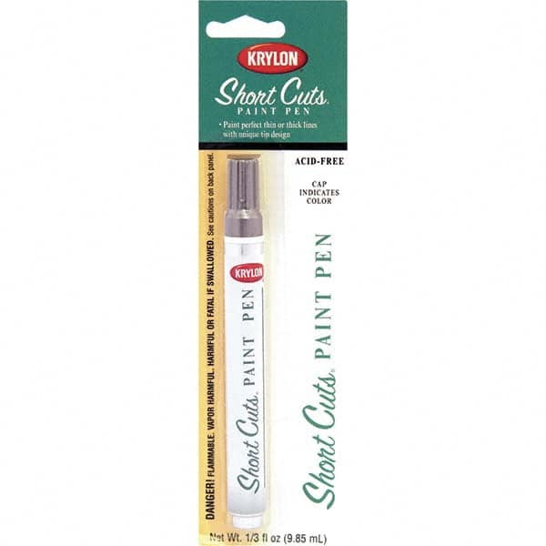 Krylon - 0.33 oz Chrome Metallic Finish Paint Pen - Pen, Direct to Metal, 742 gL VOC Compliance - Americas Tooling