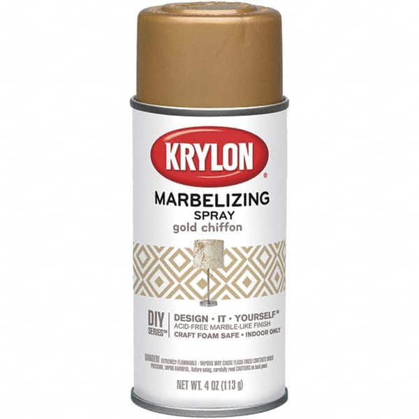 Krylon - Gold Chiffon, Textured, Craft Paint Spray Paint - 4 oz Container - Americas Tooling