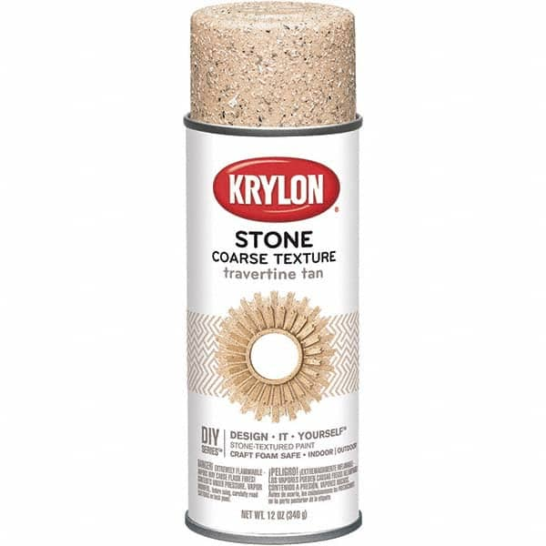 Krylon - Travertine Tan, Textured, Craft Paint Spray Paint - 12 oz Container - Americas Tooling