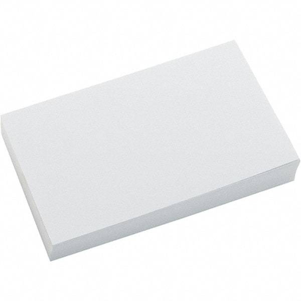 UNIVERSAL - 100 Index Cards - 3 x 5" - Americas Tooling