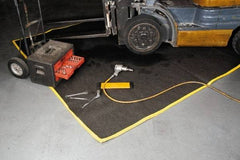 Eagle - 12' Long x 12' Wide x 1/4" High, Spill Containment Sorbent - Compatible with Leak Protection Items - Americas Tooling