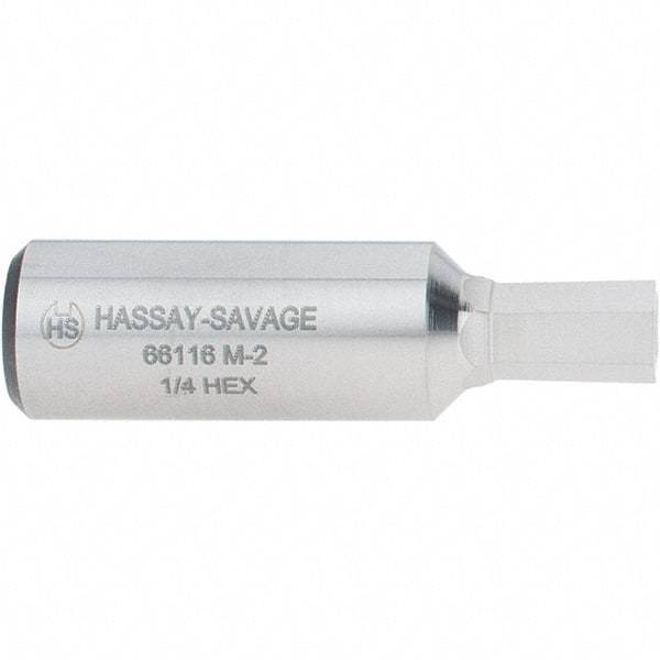 Hassay-Savage - 1/4" Hexagon Rotary Broach - 3/8" Depth of Cut, 1/2" Shank - Americas Tooling