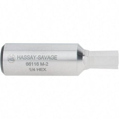 Hassay-Savage - 1/4" Hexagon Rotary Broach - 3/8" Depth of Cut, 1/2" Shank - Americas Tooling