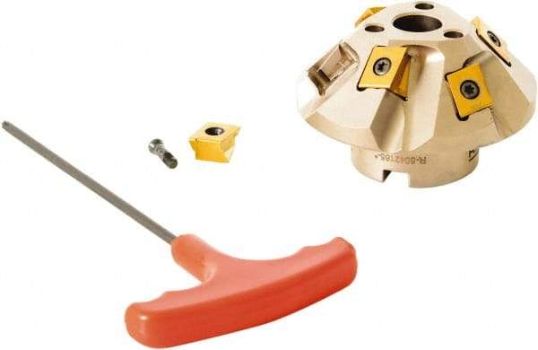 Ridgid - 4-1/2" Bevel Router Head - Contains Cutter Head, 6 Inserts, Anti-Seize Grease, 8 Screws, Use with Ridgid B-500 Pipe Beveller - Americas Tooling