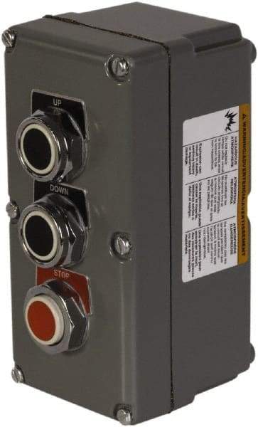 Schneider Electric - 1.18 Inch Mount Hole, Extended Straight, Pushbutton Switch - Weatherproof, Dust and Oil Resistant - Americas Tooling