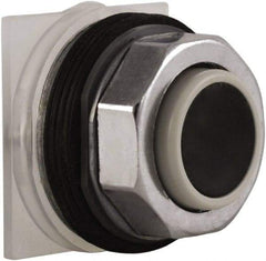 Schneider Electric - 30mm Mount Hole, Extended Straight, Pushbutton Switch Only - Black Pushbutton, Momentary (MO) - Americas Tooling