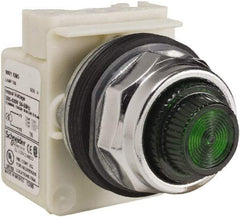 Schneider Electric - 480 VAC Green Lens Indicating Light - Screw Clamp Connector - Americas Tooling