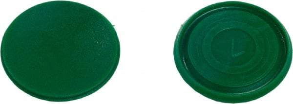 Schneider Electric - Pushbutton Switch Color Insert - Green, Round Button, Nonilluminated - Americas Tooling