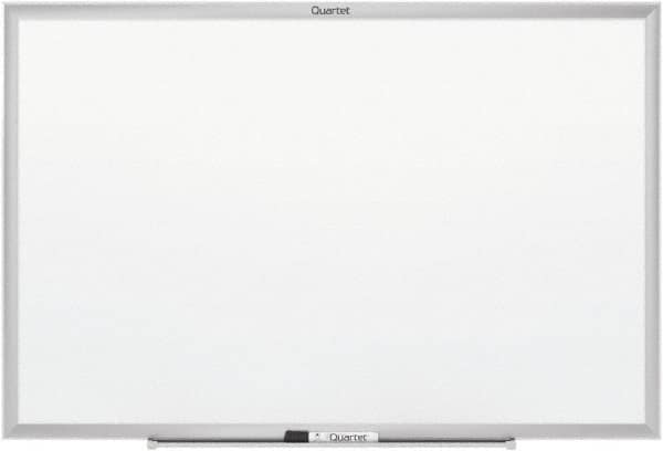 Quartet - 48" High x 96" Wide Magnetic Dry Erase Board - Steel, Includes Z-Bracket - Americas Tooling