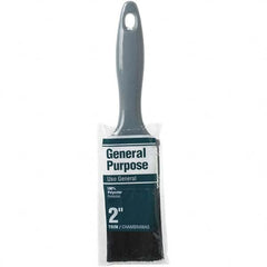 Rubberset - 2" Flat Synthetic Trim Brush - Plastic Beavertail Handle - Americas Tooling