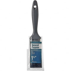 Rubberset - 1-1/2" Flat Synthetic Trim Brush - Plastic Beavertail Handle - Americas Tooling