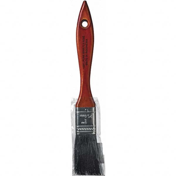 Rubberset - 1" Flat Hog Chip Brush - Wood Beavertail Handle - Americas Tooling