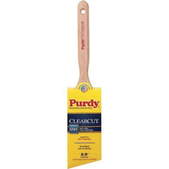 Purdy - 2-1/2" Angled Nylon/Polyester Trim Brush - Wood Fluted Handle - Americas Tooling