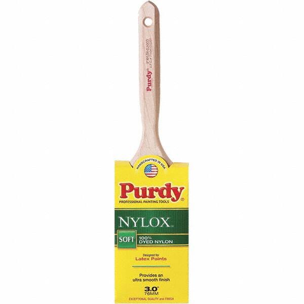 Purdy - 3" Flat Synthetic Trim Brush - Wood Fluted Handle - Americas Tooling