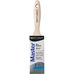 Bestt-Liebco - 2" Flat Nylon/Polyester Trim Brush - Wood Beavertail Handle - Americas Tooling