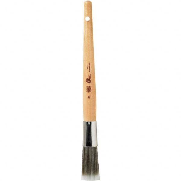 Bestt-Liebco - 13/16" Angled Nylon/Polyester Sash Brush - Wood Sash Handle - Americas Tooling