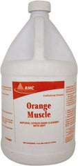 Rochester Midland Corporation - 1 Gal Bottle Liquid Hand Cleaner with Grit - White, Orange Scent - Americas Tooling