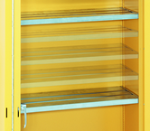 43 x 18 (Yellow) - Extra Shelves for use with Flammable Liquids Safety Cabinets - Americas Tooling