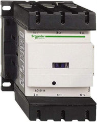 Schneider Electric - 3 Pole, 110 Coil VAC at 50/60 Hz, 115 Amp at 440 VAC, Nonreversible IEC Contactor - Bureau Veritas, CCC, CSA, CSA C22.2 No. 14, DNV, EN/IEC 60947-4-1, EN/IEC 60947-5-1, GL, GOST, LROS, RINA, RoHS Compliant, UL 508, UL Listed - Americas Tooling