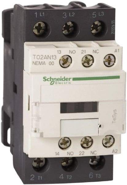 Square D - 3 Pole, 24 Coil VDC, 9 Amp NEMA Contactor - Open Enclosure - Americas Tooling