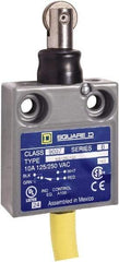 Square D - SPDT, NC/NO, 240 VAC, Prewired Terminal, Roller Plunger Actuator, General Purpose Limit Switch - 1, 2, 4, 6, 6P NEMA Rating, IP67 IPR Rating, 80 Ounce Operating Force - Americas Tooling